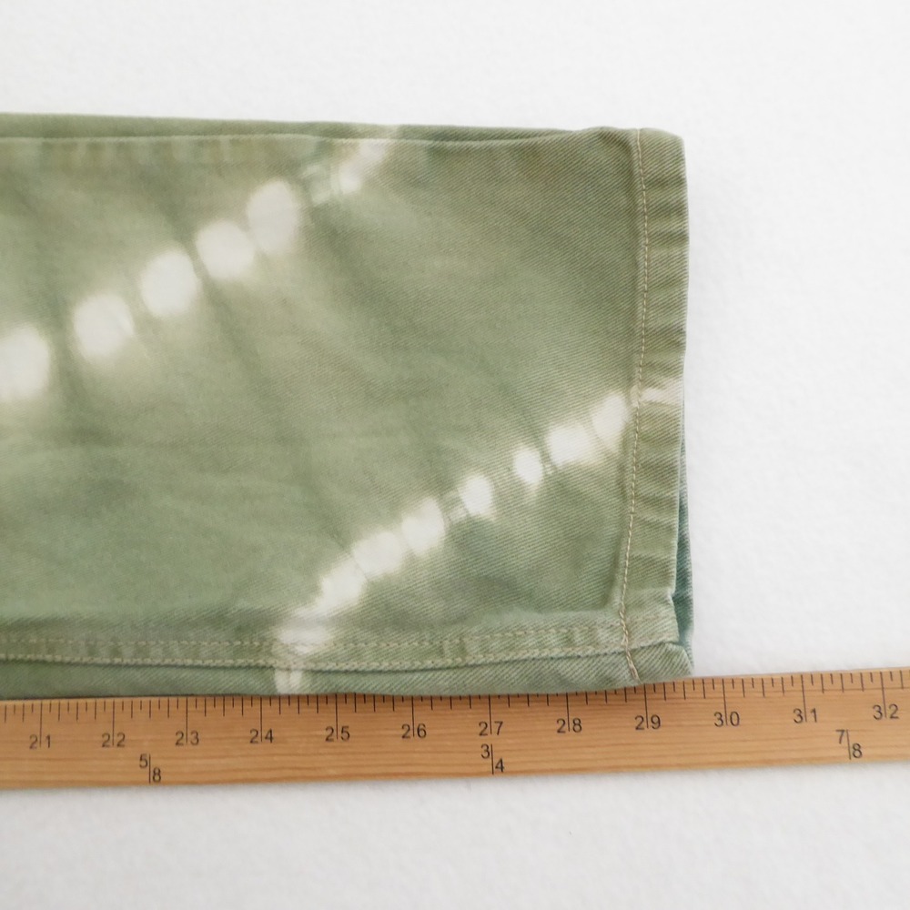 BDG Urban Outfitters Women High Rise Baggy Tie Dye Jean Green Size 27 Denim Y2K - Picture 7 of 10